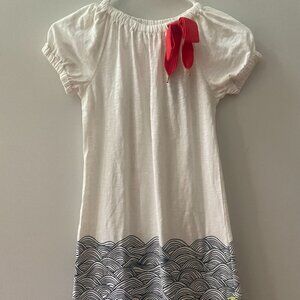 Morgan & Milo Girls Ocean themed Shoelace bow-Size 8 NWT